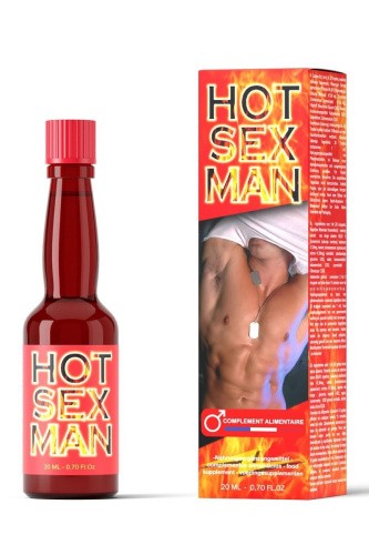 Ruf - Hot Sex Man - Капли для возбуждения мужчин, 20 мл