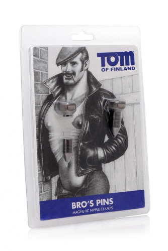 Tom of Finland Screw U II Magnetic Nipple Clamps - Зажимы украшение для сосков