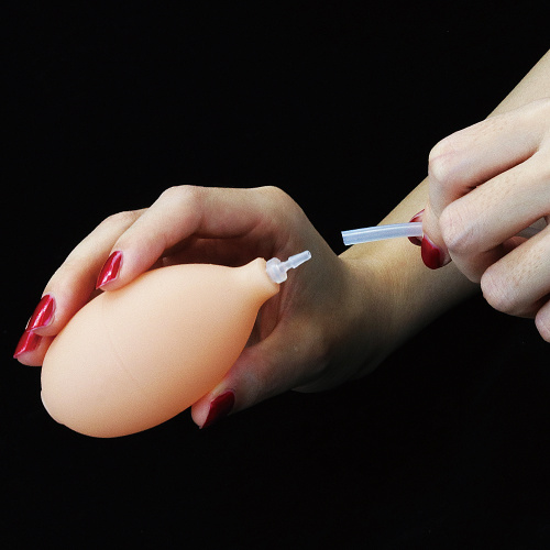 LoveToy - Soft Ejaculation Cock With Ball Flesh 8 " - Фаллоимитатор с эякуляцией, 20х4.4 см
