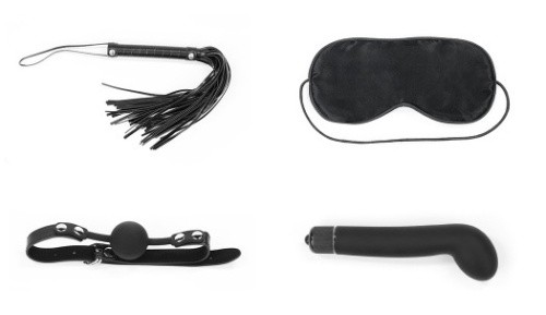 LoveToy Bondage Kit Vibrating Black - Набір для БДСМ - купити в Києві, Україні