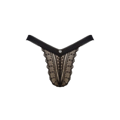 Obsessive Estiqua panties - Трусики еротичні, M/L (чорний) - купити в Києві, Україні