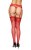 SoftLine - Stockings 5511 - Чулки с поясом, 2 (красные)