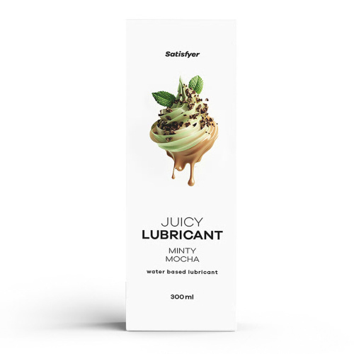 Лубрикант на водной основе Satisfyer Juicy Lubricant, 300 мл (мятный мокко)