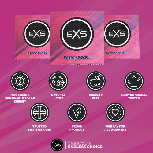 Ароматизированный презерватив EXS Bubblegum Flavour Condom, 1 шт