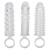 California Exotic Novelties - Textured Extension Set - Набор насадок на член, +2.5 см (3 шт)
