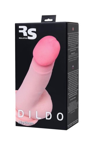 RealStick Elite Suction cup based dildo - Реалистичный фаллоимитатор, 18,5 см (телесный)