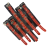 Пикантные Штучки Red&Black - Комплект ошейник и фиксаторы для рук и ног, (красный) Пикантные Штучки Red&Black - Комплект ошейник и фиксаторы для рук и ног, (красный)