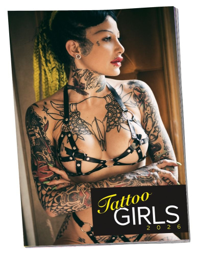 Эротический календарь - Pin-up Calendar Tattoo Girls 2026