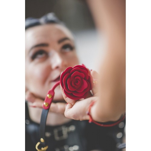 Zalo - Rose Ball Gag - Розкішний кляп у вигляді троянди - купити в Києві, Україні