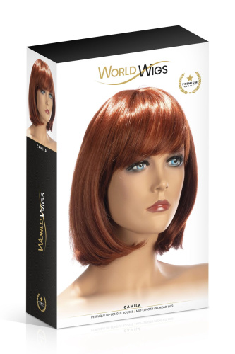 World Wigs Camila Mid Length Redhead - Парик (рыжий)
