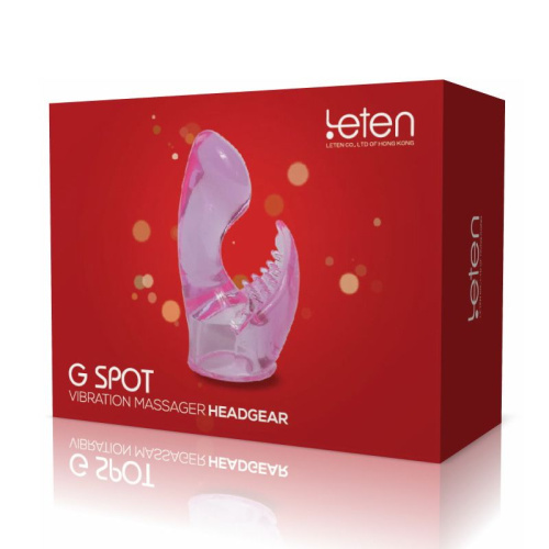 Leten G Spot Headgear 4 - насадка для вібромасажера, 10х4.2 см - купити в Києві, Україні