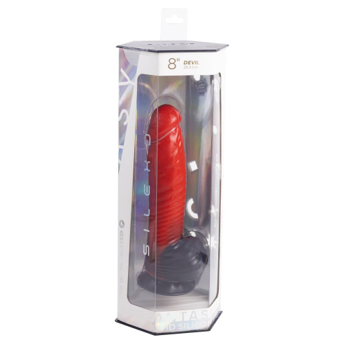 Фаллоимитатор SilexD Fantasy Liquid Silicone Devil, 20,3 см
