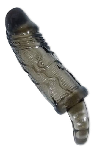 LyBaile Men Extension Penis Sleeve - Насадка на пенис, 11,5 см (черный)