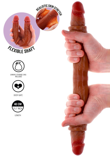 Двосторонній фалоімітатор Get Real Double Dong, 40 см - купити в Києві, Україні