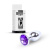B-Series Jewellery Silver Plug - Анальная пробка, 7х2.7 см (фиолетовый) B-Series Jewellery Silver Plug - Анальная пробка, 7х2.7 см (фиолетовый)