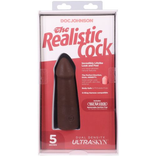 Фалоімітатор Doc Johnson The Realistic Cock ULTRASKYN 5 Inch, 12,7 см - купити в Україні | Секс шоп SEX-SHOP.ua
