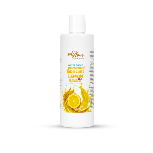 2в1 лубрикант и массажный гель - MyLove Aroma Series Intim&Massage Lemon, 300 мл
