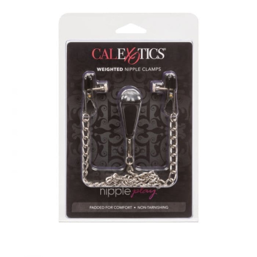 CalExotics Weighted Nipple Clamps - зажимы для сосков с подвеской