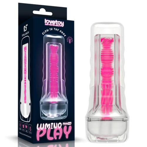 Мастурбатор LoveToy Lumino Play Pink Glow 8.5