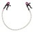 Bad Kitty Silicone Nipple Clamps - затискачі для сосків на ланцюжку, 52 см - купити в Києві, Україні