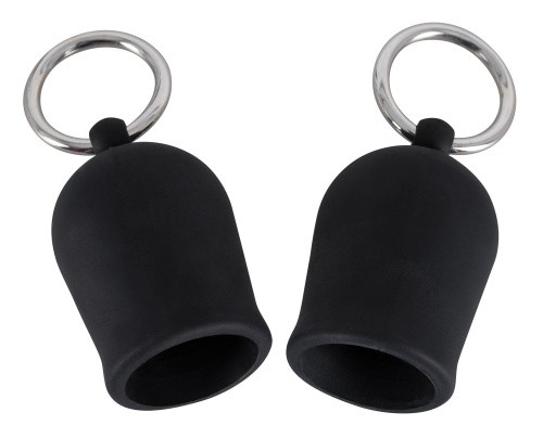 Orion Black Velvets Nipple Suckers - Помпы для сосков, 4х2.1 см