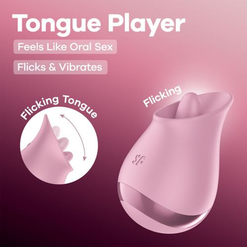 Вибростимулятор для клитора Satisfyer Tongue Player