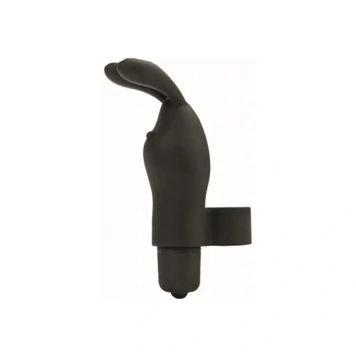 FeelzToys Magic Finger Vibrator - Вибратор на палец, 10х3 см (чёрный)