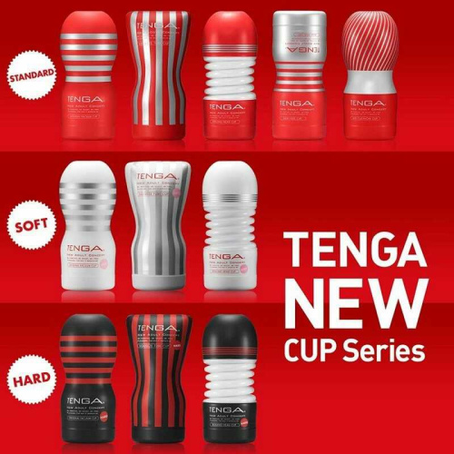 Tenga Soft Rolling Head Cup - мастурбатор для ніжної стимуляції, 16, 5х6, 5 см - купити в Києві, Україні
