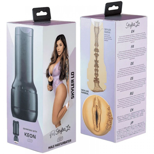 Kiiroo Feel Skyler Lo - Мастурбатор копия вагины порнозвезды, 22х8.4 см