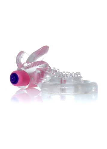 Эрекционное виброкольцо B-Series Tongue Vibro CockRing