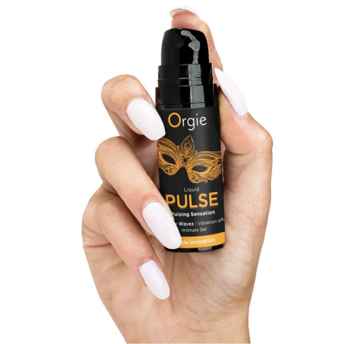 Смоктайзер (гель с эффектом посасывания) для клитора Orgie Liquid Pulse, 15 мл (ледяная карамель)