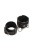 sLash Leather Dominant Hand Cuffs - кожаные наручники, 19.5 см (чёрный)