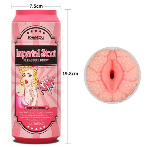 Мастурбатор вагина LoveToy Pleasure Brew-Imperial Stout Masturbator