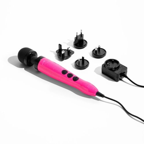 Вібратор мікрофон DOXY Die Cast 3 Hot Pink, дуже потужний, живлення 220В, металевий корпус - купити в Україні | Секс шоп SEX-SHOP.ua