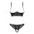 Obsessive Letica set otwarte - эротический комплект с доступом, L/XL (чёрный) Obsessive Letica set otwarte - эротический комплект с доступом, L/XL (чёрный)