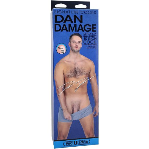 Фаллоимитатор Doc Johnson Signature Cocks Dan Damage, 25,4 см