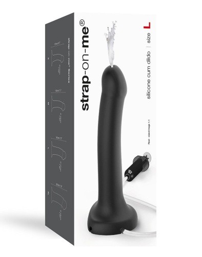 Кончающий фаллоимитатор Strap-On-Me Squirting Cum Dildo L, 19,6 см