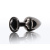 Taboom - S Butt Plug With Diamond Jewel - Анальна пробка, 7.2х2.7 см (чорний) - купити в Києві, Україні Taboom - S Butt Plug With Diamond Jewel - Анальна пробка, 7.2х2.7 см (чорний) - купити в Києві, Україні