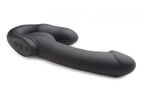 Безремневой страпон Evoke Rechargeable Vibrating Strapless Strap On, 24.7 см