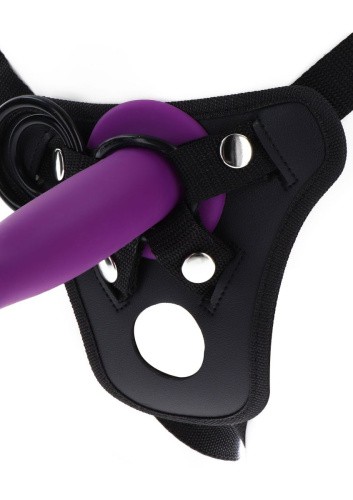 Toy Joy Strap-On Pleasure Harness - Трусики для страпона, (черный)