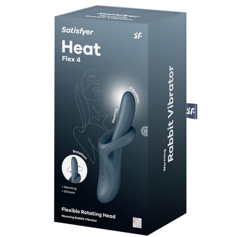 Вибратор-кролик Satisfyer Heat Flex 4