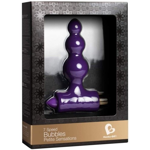 Rocks Off Petite Sensations Bubbles - анальный вибратор, 8.5х2.8 см (пурпурный)