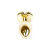 Boss Jewellery Gold Heart Plug Light Blue - Анальная пробка с кристаллом, 7х2,7 см (голубой) Boss Jewellery Gold Heart Plug Light Blue - Анальная пробка с кристаллом, 7х2,7 см (голубой)