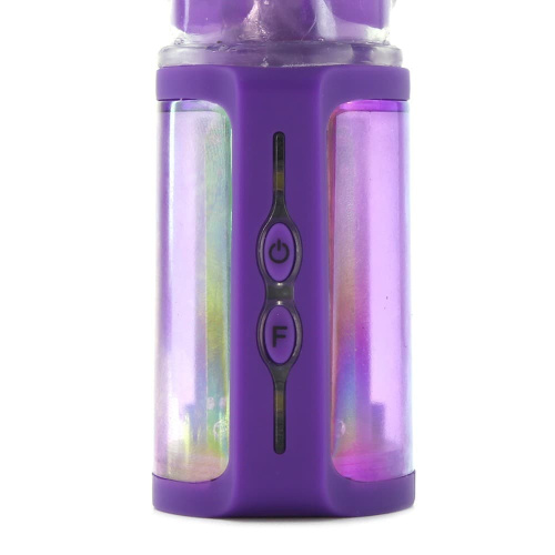 Topco Sales Rabbit Vibe Clear Insight Vision - Вібратор кролик з ротацією, 13.3х3.3 см - купити в Києві, Україні