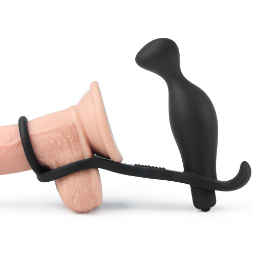 LoveToy Ass Rasca Prostate Vibrating Plug Combo - Анальная пробка, 11х3.8 см (черный)