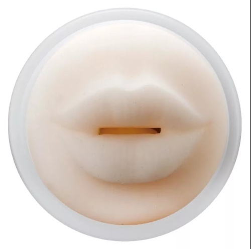 MX Portable Happy Cup Pussy & Mouth - Двухсторонний мастурбатор, 16 см (телесный)