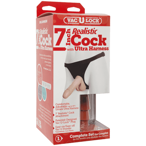Трусики со страпоном Ultra Harness Realistic 7", 16 см