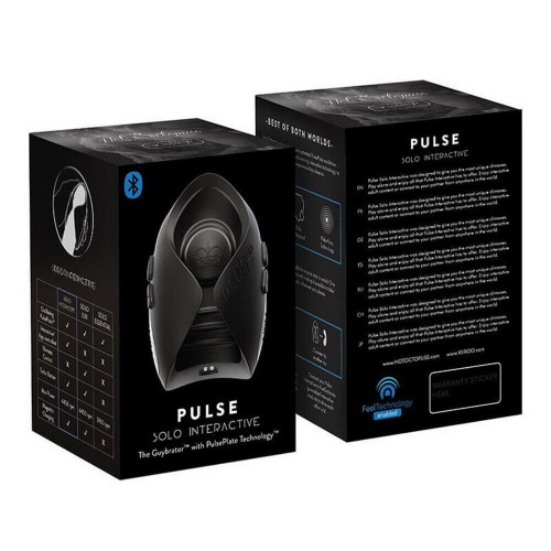 KIIROO&Hot Octopuss Pulse Solo Interactive - интерактивный мастурбатор, 10.6х3.6 см