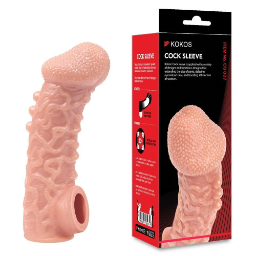 Насадка на член Kokos Cock Sleeve CS 007, S
