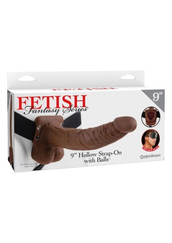 Страпон для мужчин Fetish Fantasy 9" Hollow Strap-On, 24 см
